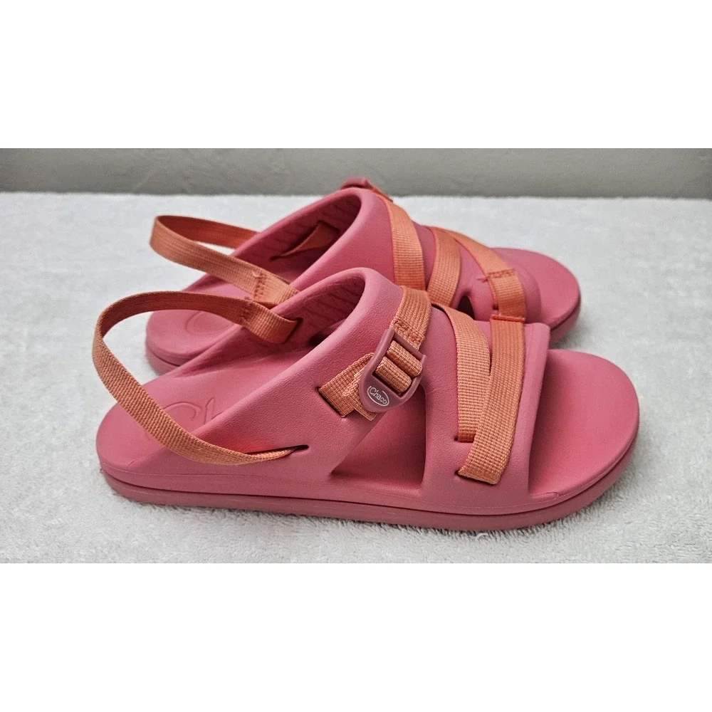 Chaco Chillos Sport Pink‎ Big Kids Girl's Sandals Size 6 Ankle Strap